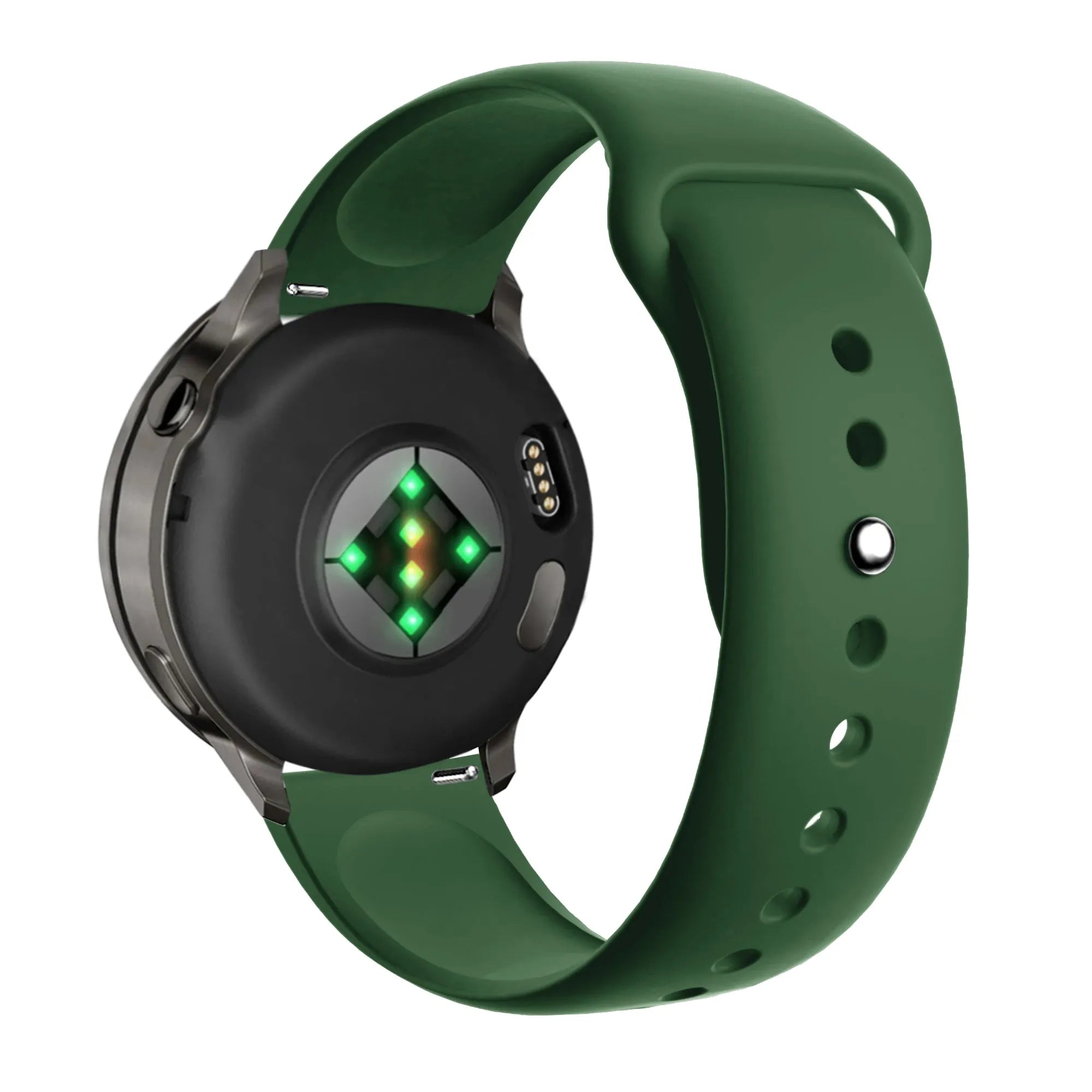 Bandz Correa deportiva 'Deluxe' Garmin Forerunner 265s (verde militar)