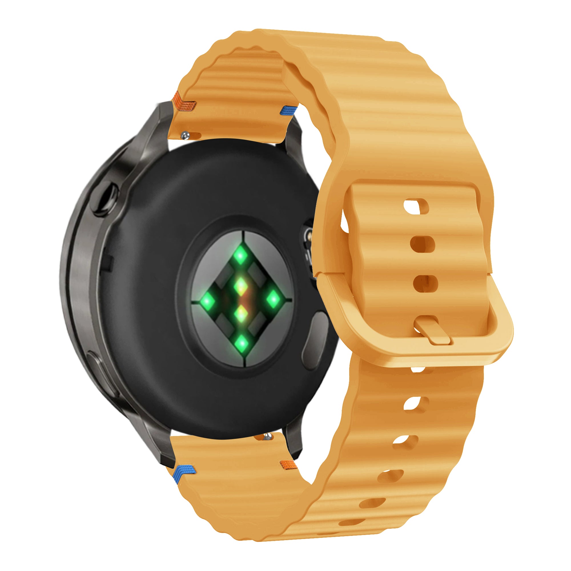 Bandz Correa silicona 'Wave' Garmin Venu 4 - 41mm (amarillo oscuro)
