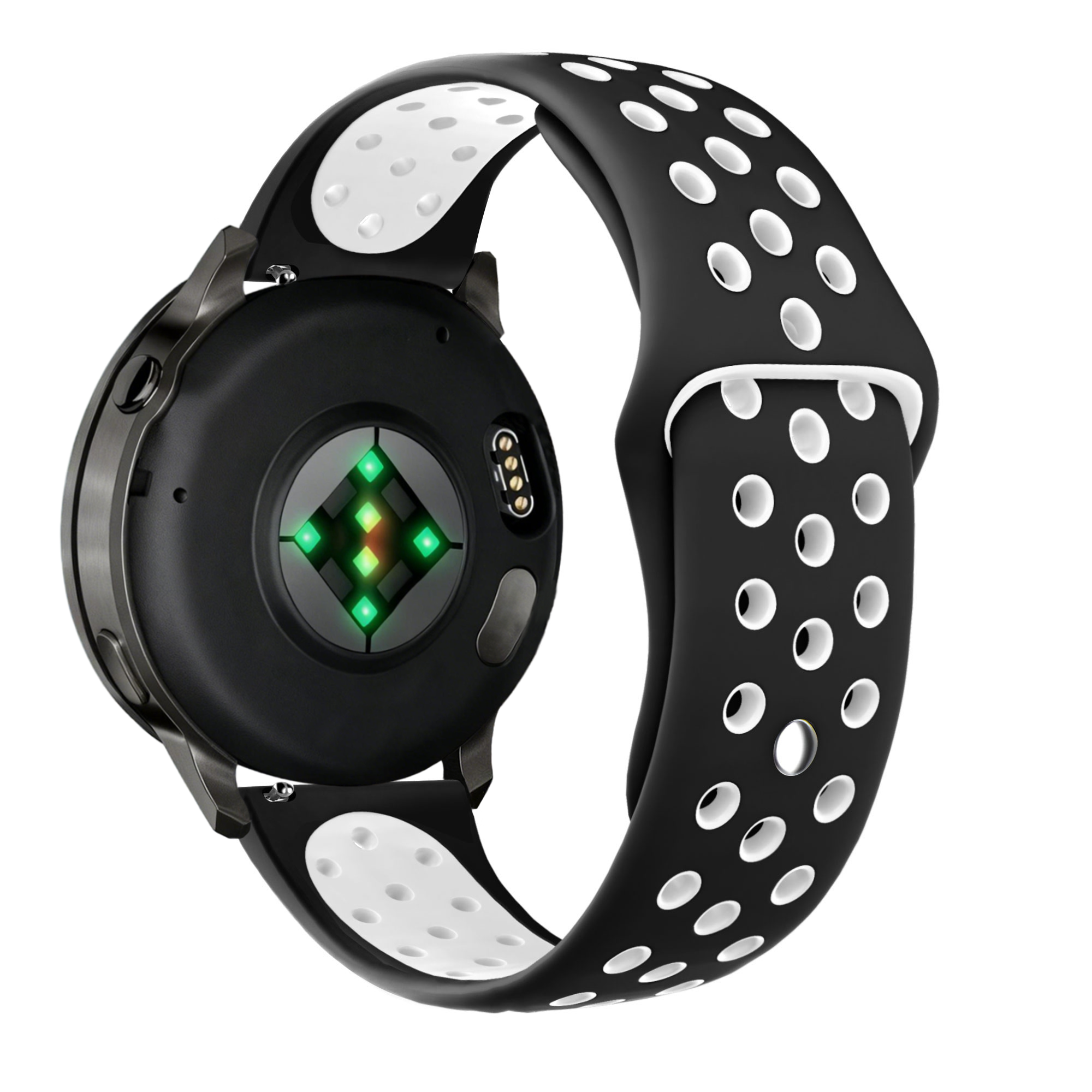 Bandz Correa deportiva 'Deluxe' Garmin Venu 3 (negro/blanco)