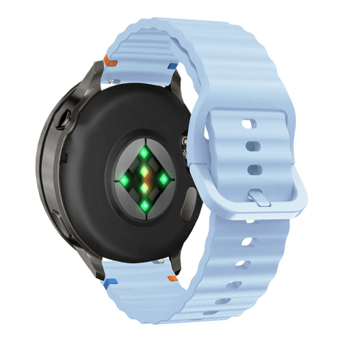 Bandz Correa silicona 'Wave' Garmin Vivomove 3s (azul claro)