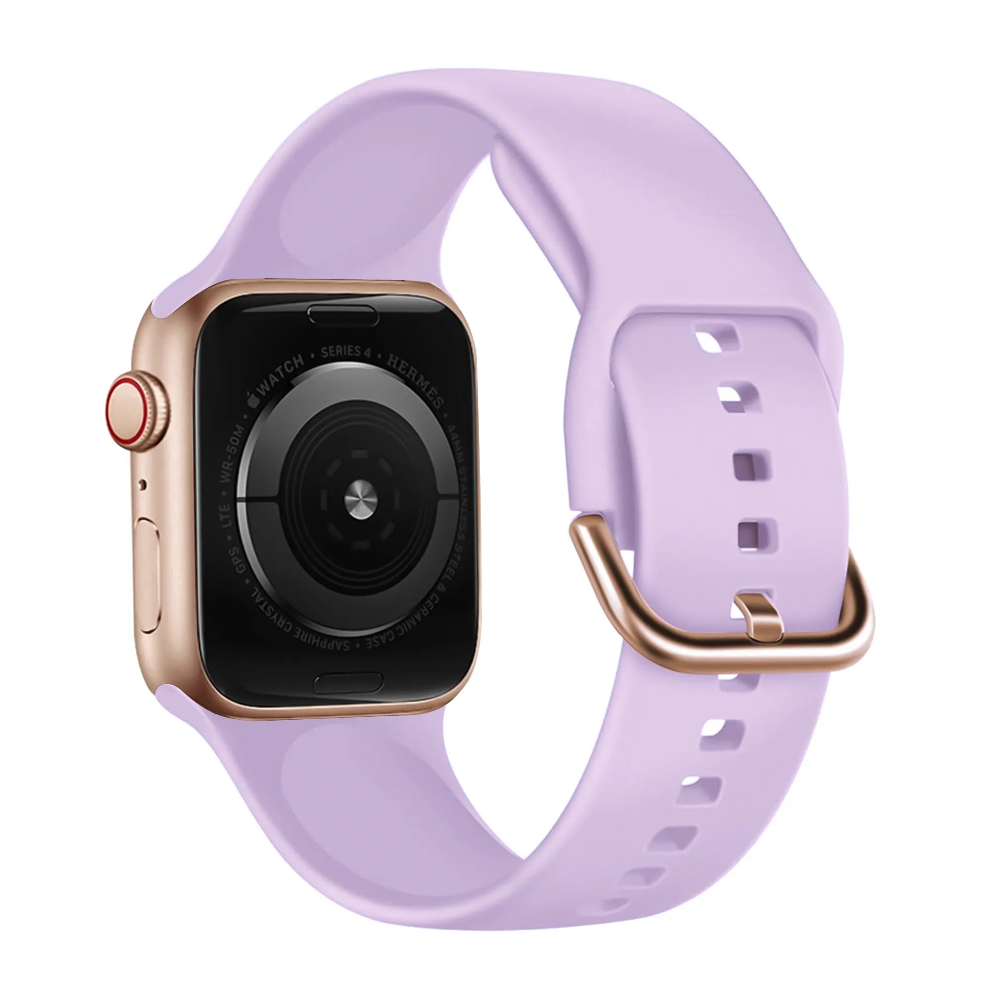 Correa silk silicone Apple Watch (lila)