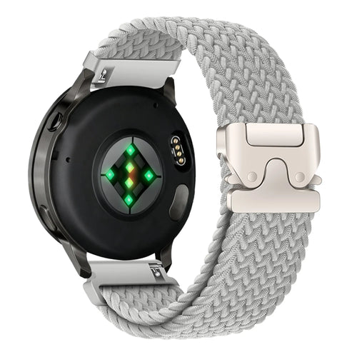 Bandz Correa trenzada 'Parachute' Garmin Venu 3 (gris claro)