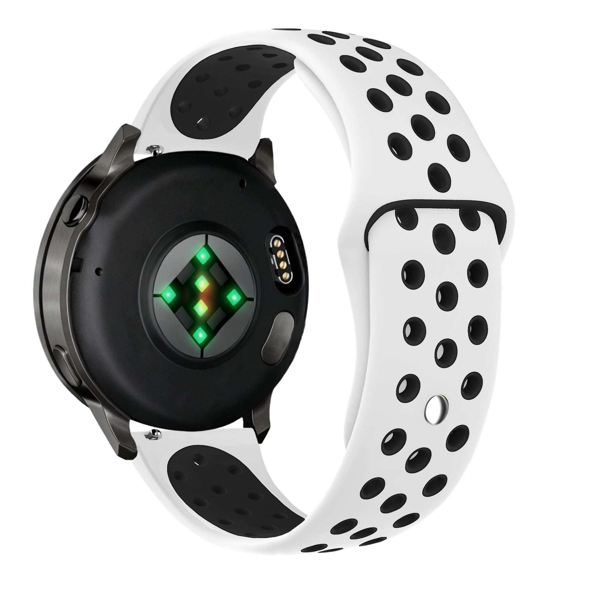 Bandz Correa deportiva 'Deluxe' Garmin Vivomove Sport (blanco/negro)