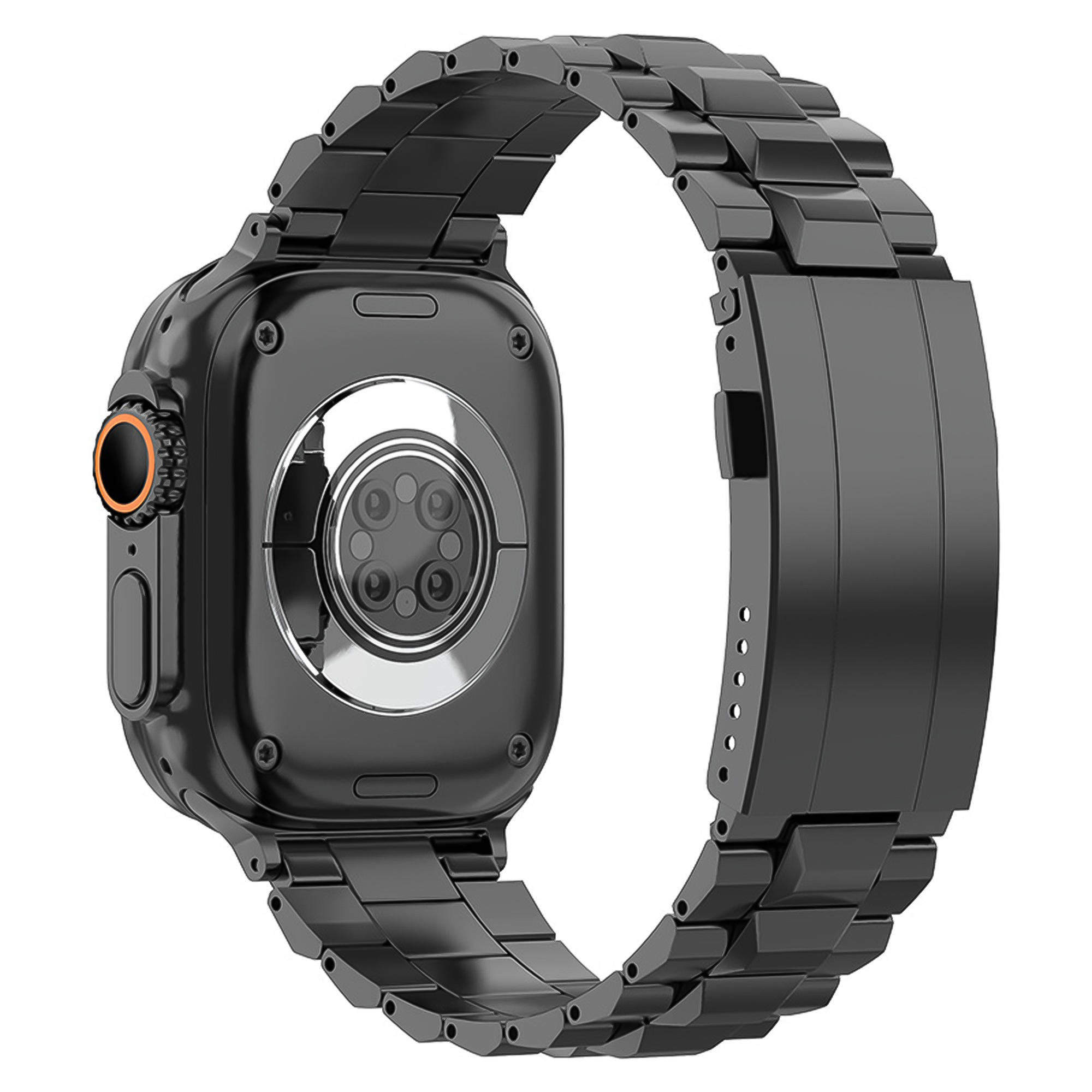 Bandz Correa titanio 'Deluxe' Apple Watch Ultra (negro)