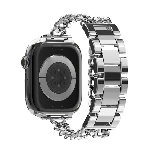 Bandz Correa acero 'Double Tour' Apple Watch (plateado)