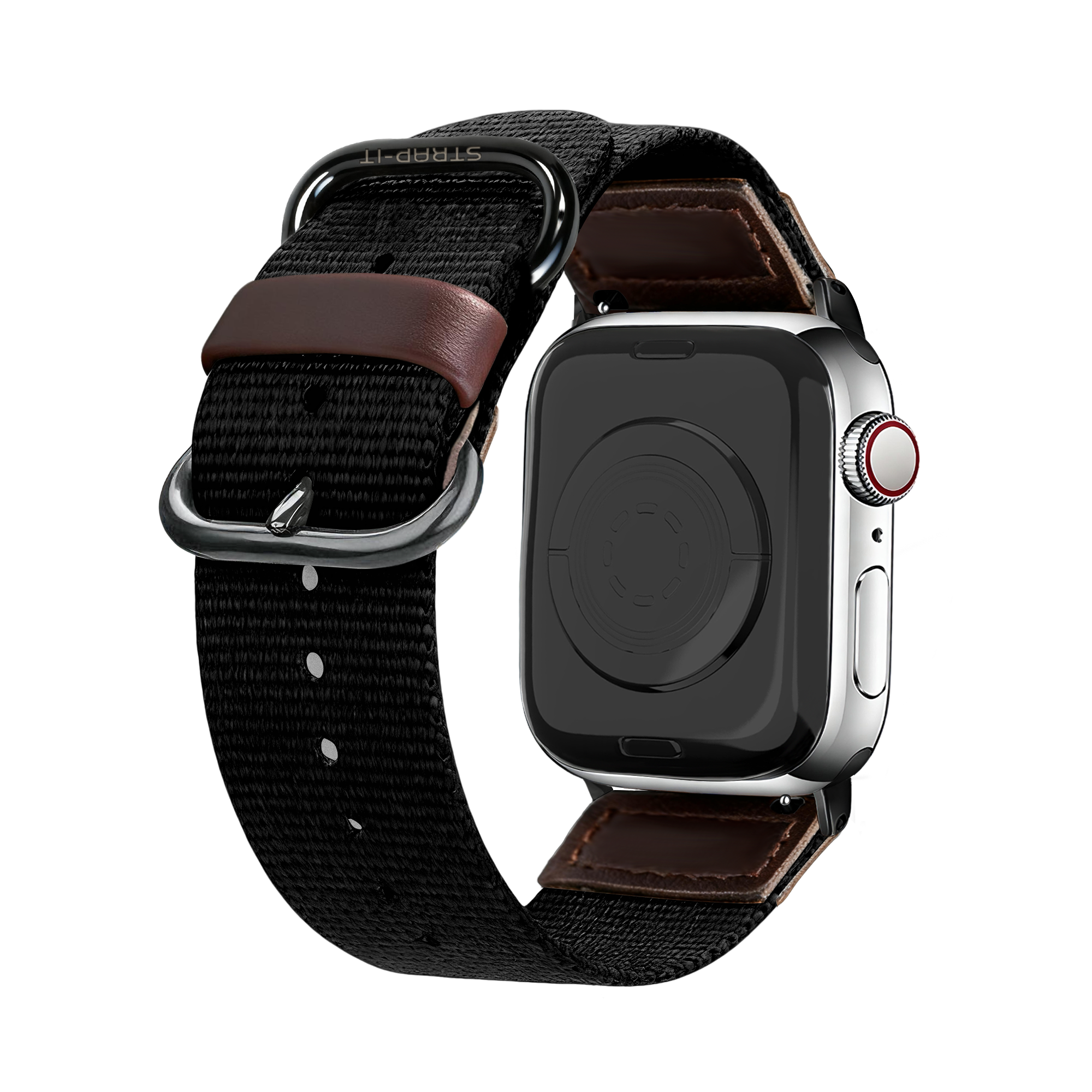Correa lona Apple Watch (negro)