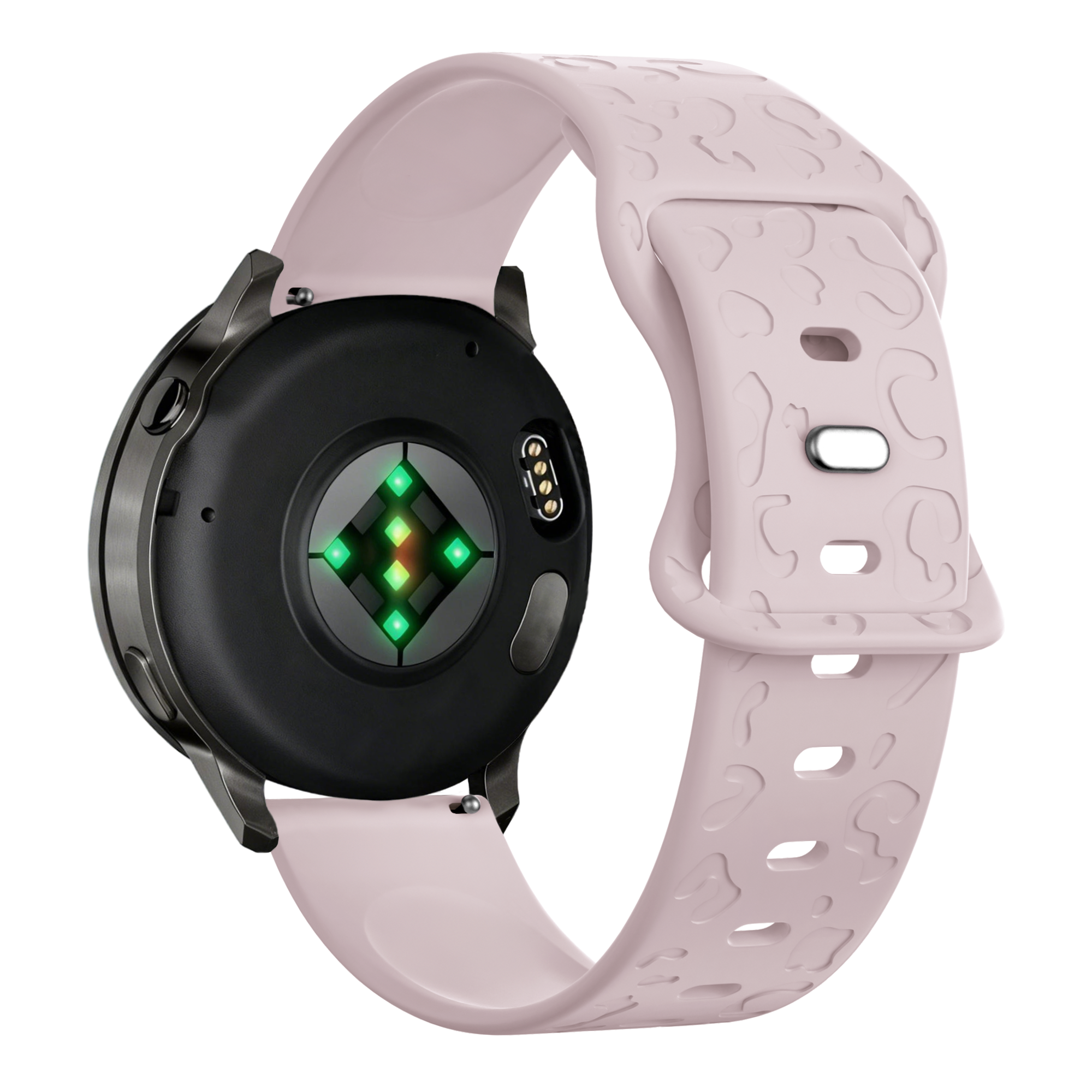 Bandz Correa silicona 'Leopard' Garmin Vivoactive 4s (rosa)