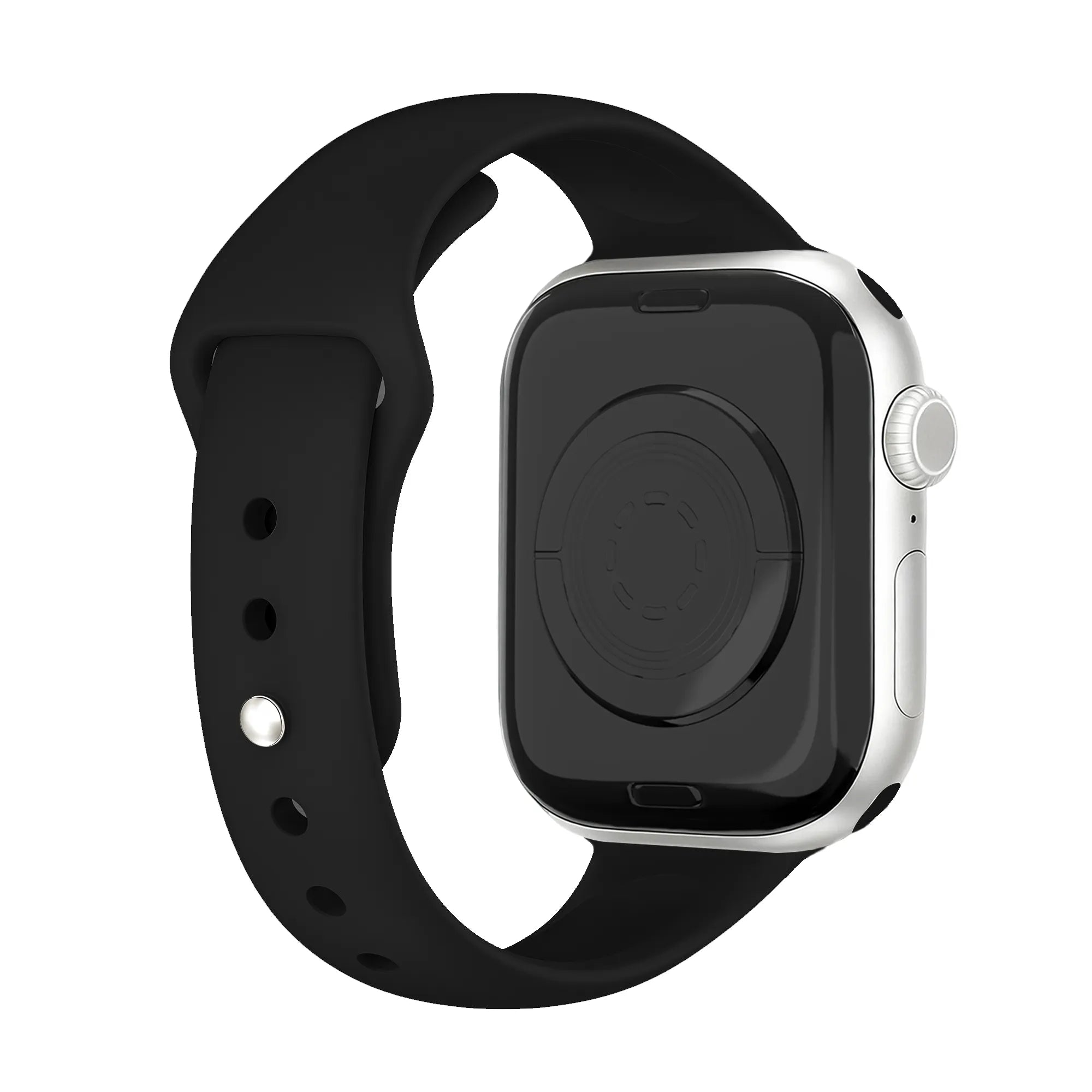 Correa de silicona Slimfit Apple Watch (negro)