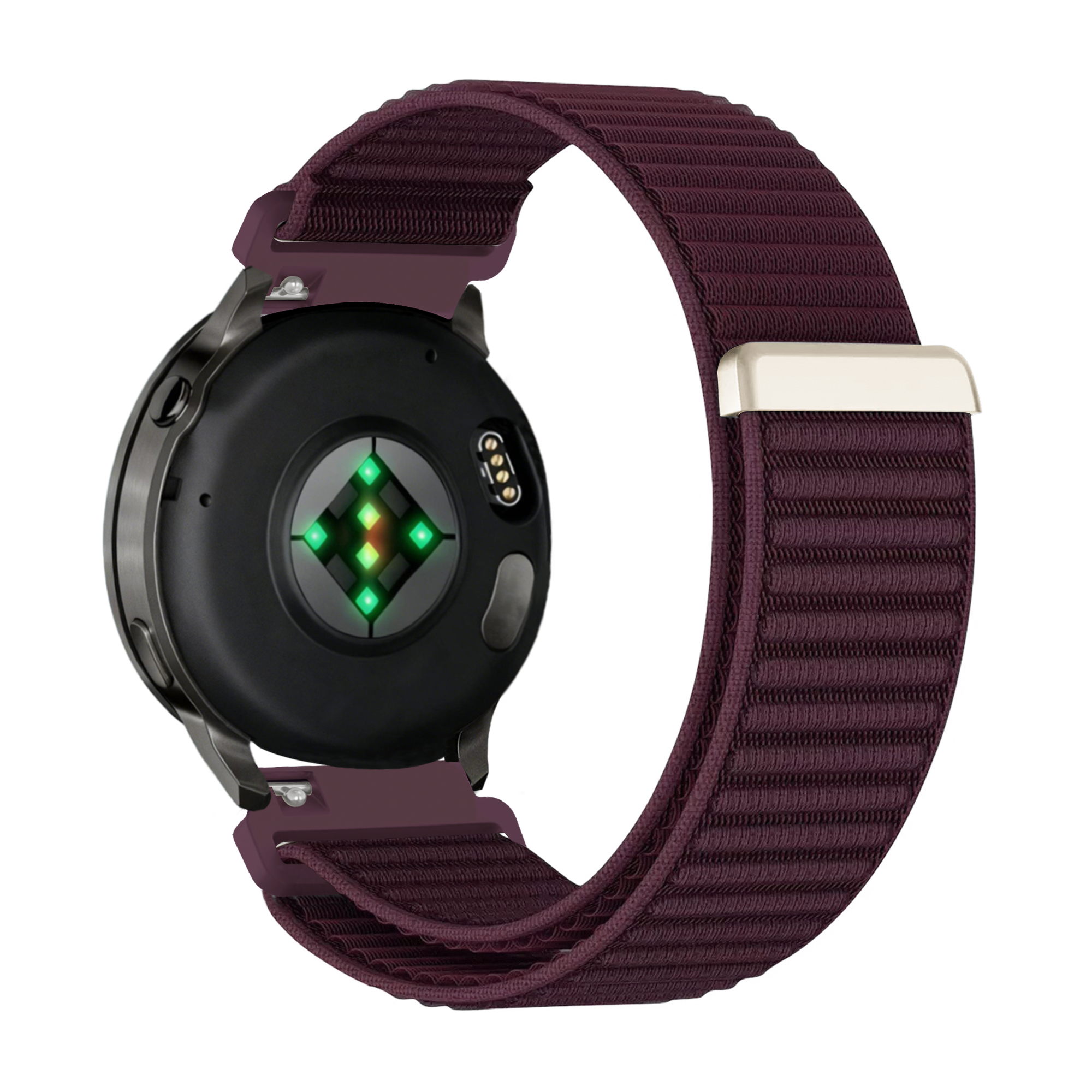 Bandz Garmin Venu 4 - 41mm Nylon Strap 'Wave' (Dark Purple)