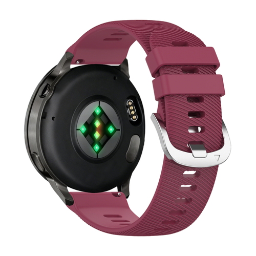 Bandz Correa silicona 'Deluxe' Garmin Forerunner 255s (rojo vino)