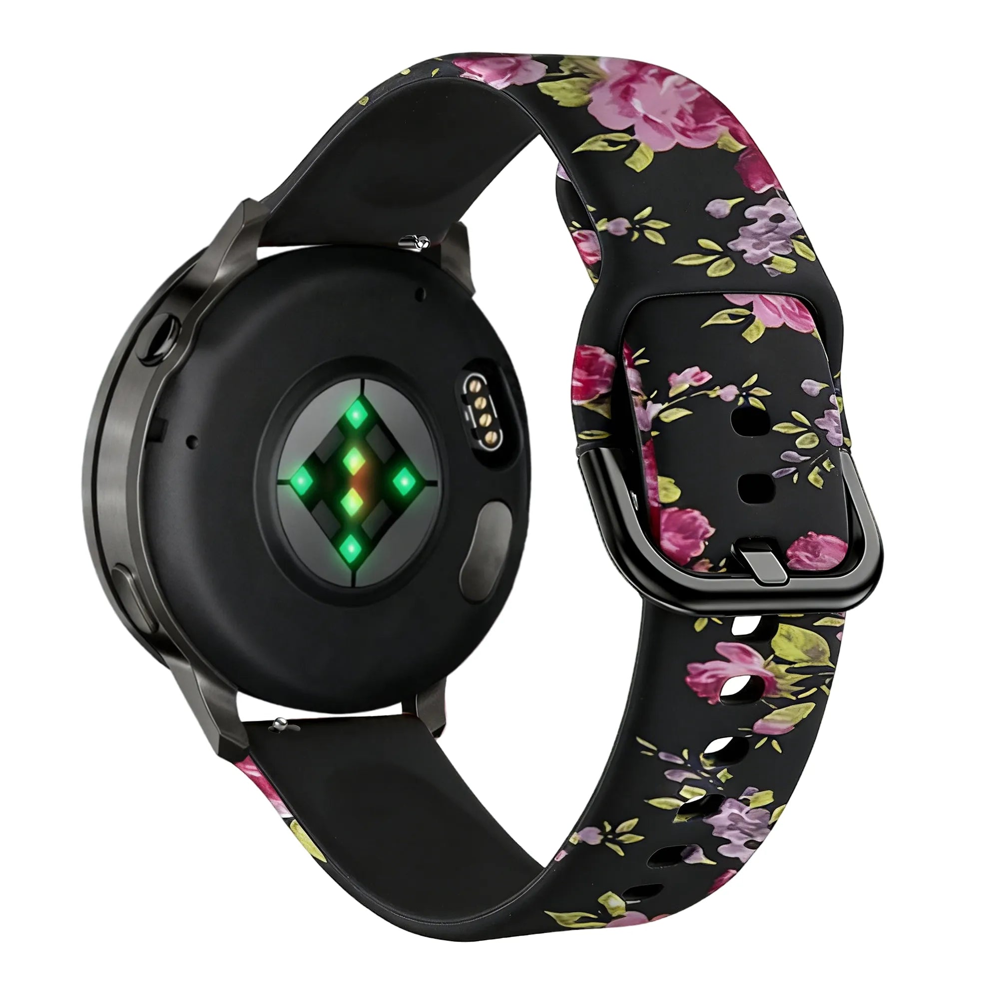 Bandz Correa silicona 'Pink Flower' Garmin Vivomove 3