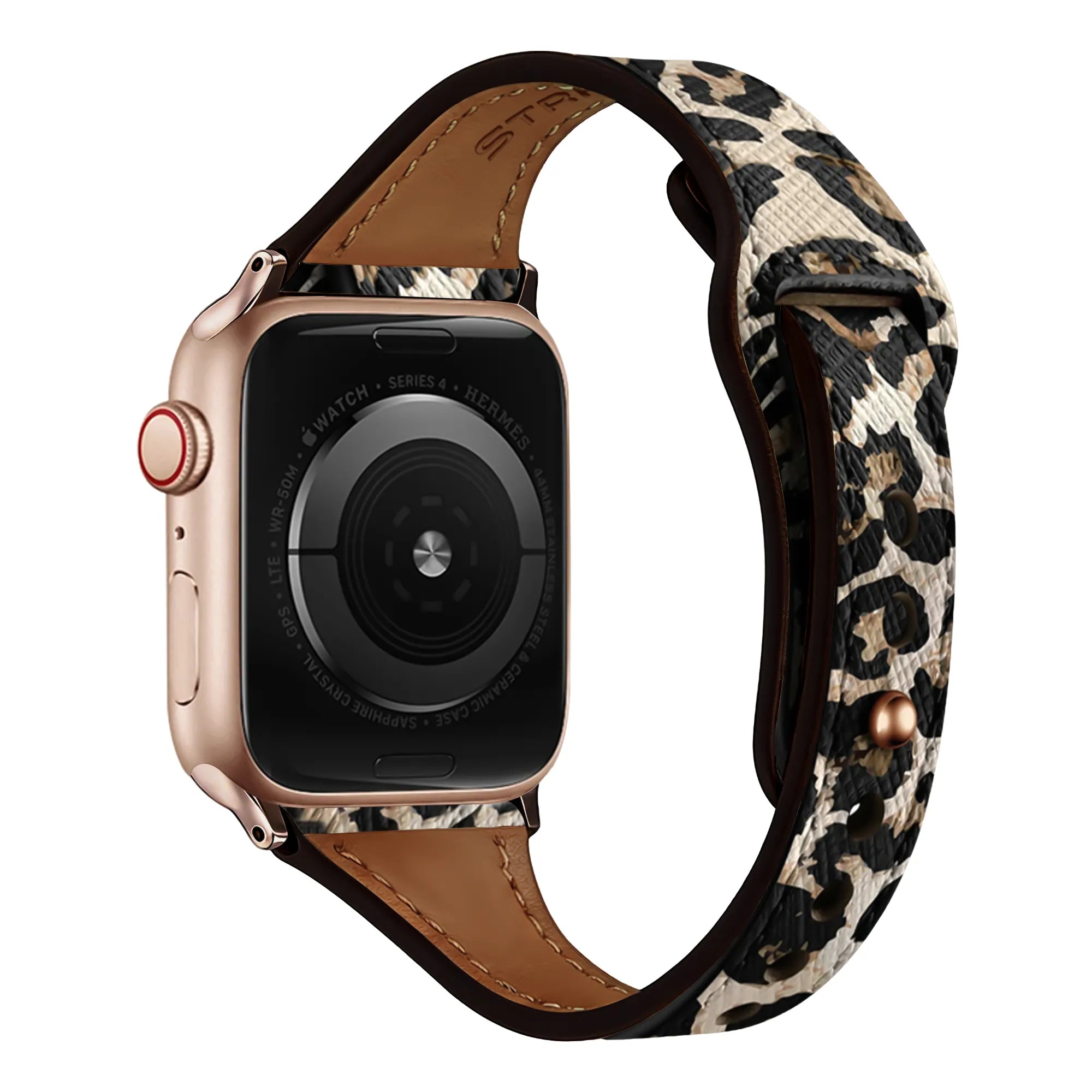 Correa cuero Apple Watch (leopardo)