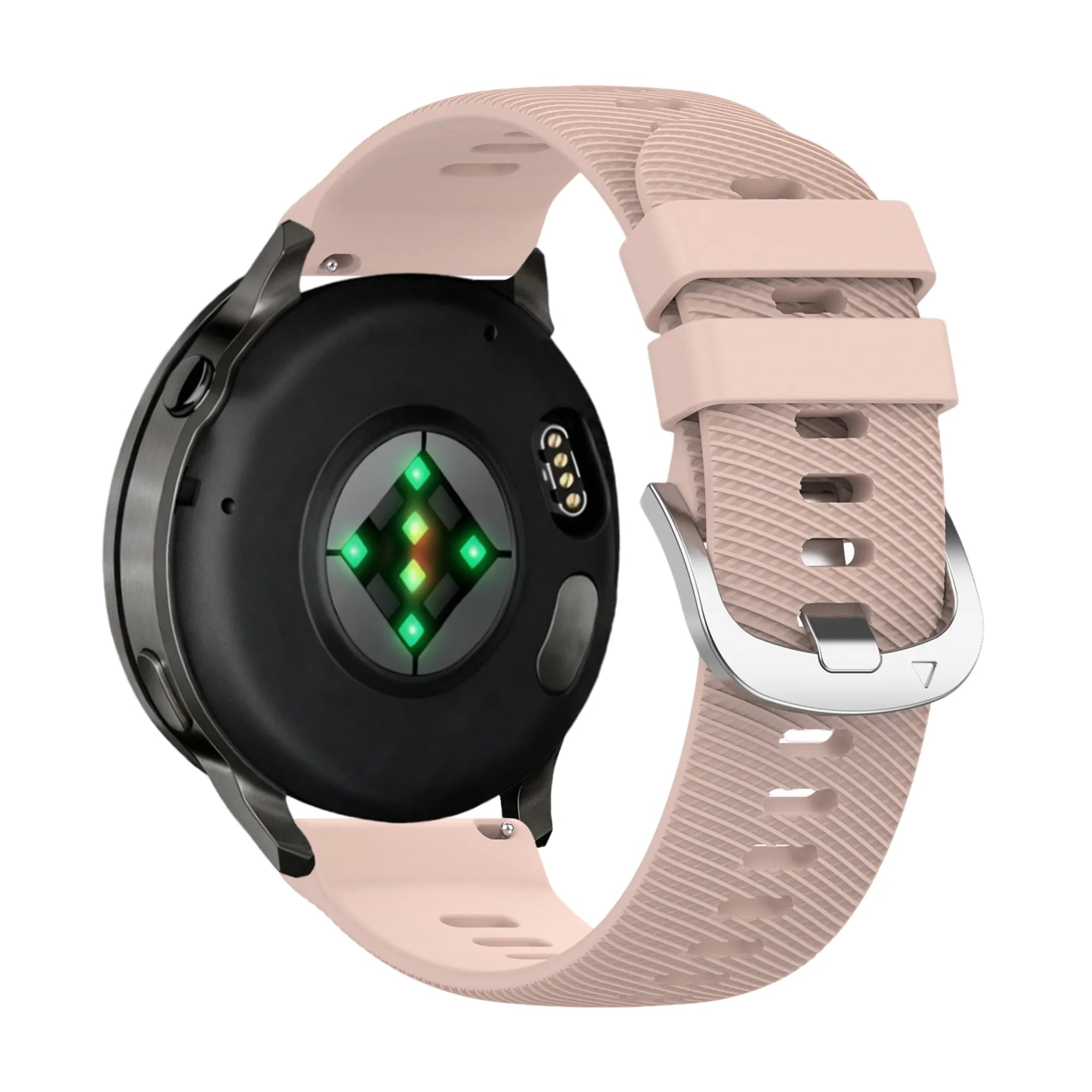 Bandz Correa silicona 'Deluxe' Garmin Venu 2s (rosa claro)