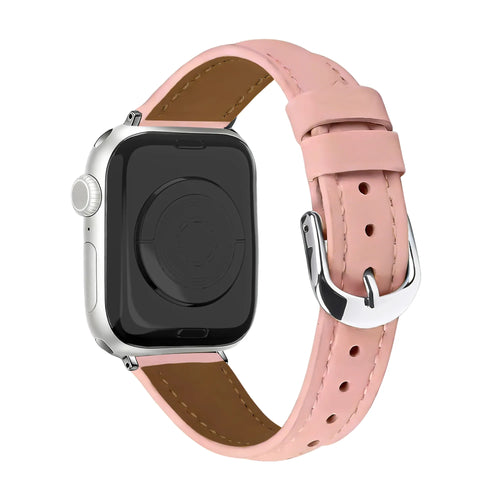 Correa cuero 'Slimfit' Apple Watch (rosado)