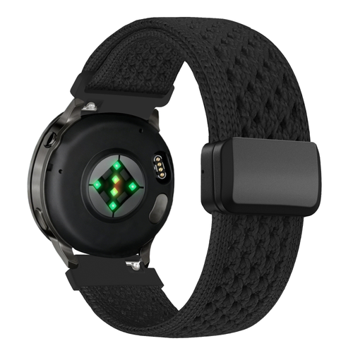 Bandz Garmin Forerunner 245 Vintage Nylon Strap (Black)