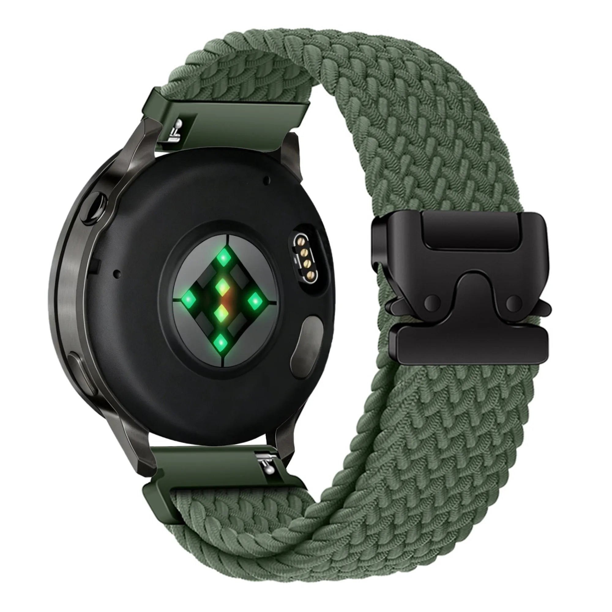 Bandz Correa trenzada 'Parachute' Garmin Venu 4 - 45mm (verde)