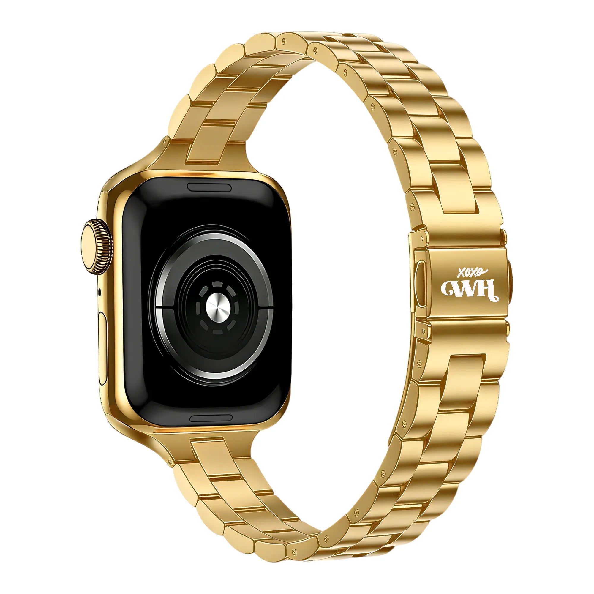 xoxo Wildhearts Correa acero fina Apple Watch (dorado)
