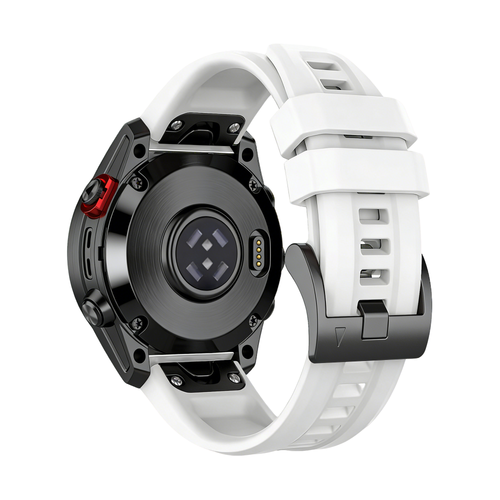 Bandz Garmin Descent Mk3(i) - 43mm Silicone Strap 'Classic' (White)