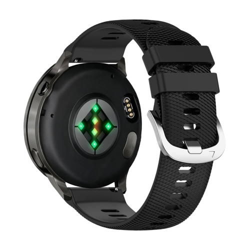 Bandz Correa silicona 'Deluxe' Garmin Vivoactive 4s (negro)