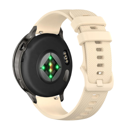 Bandz Garmin Venu 2 Silicone Strap 'Premium' (Beige)