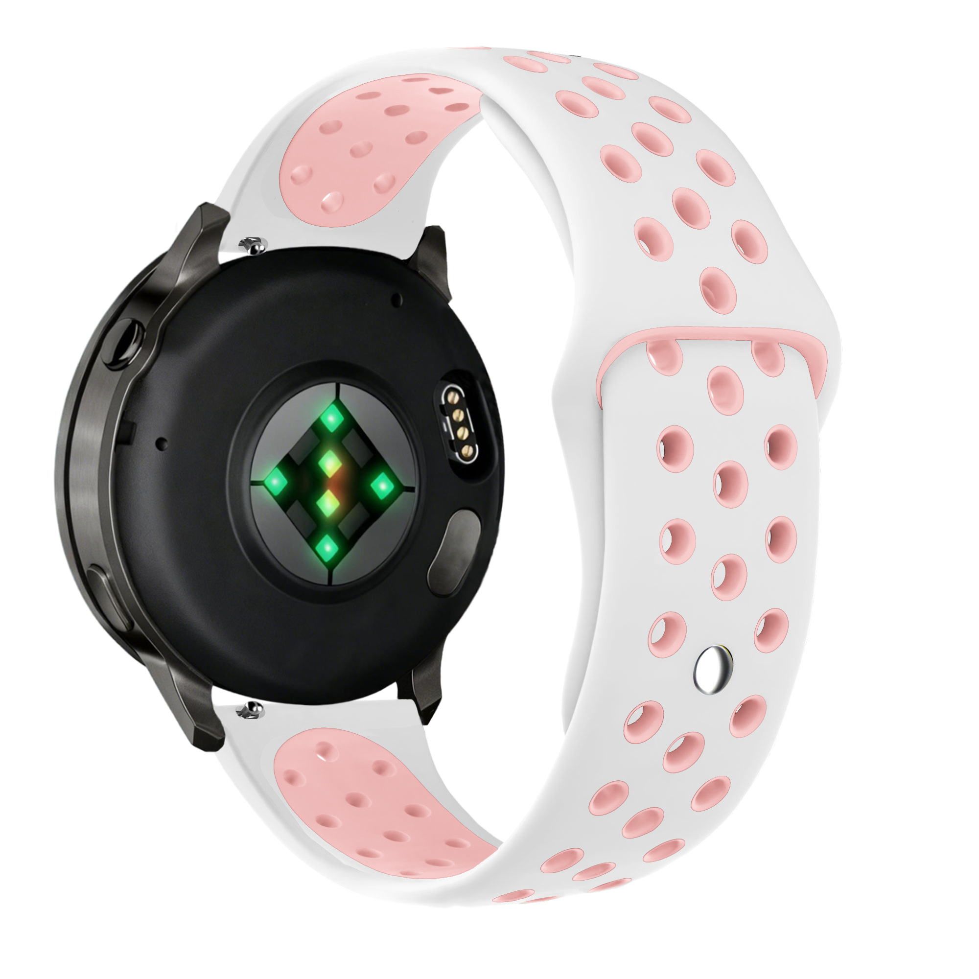 Bandz Correa deportiva 'Deluxe' Garmin Approach S44 (blanco/rosa)