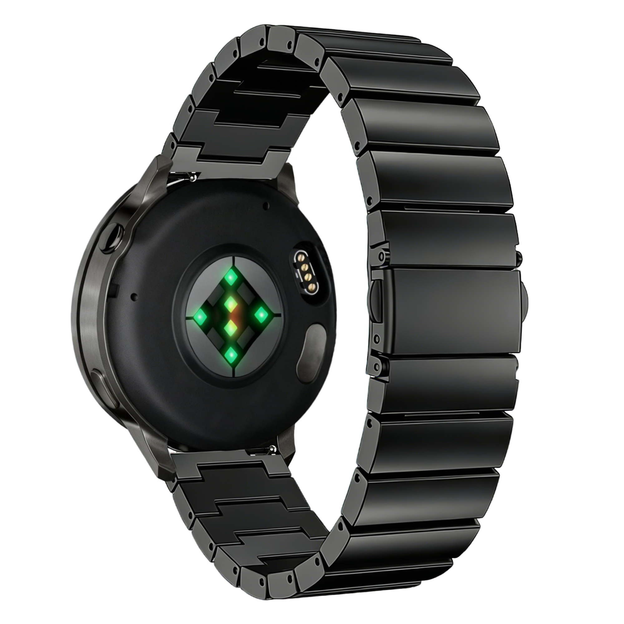 Bandz Correa acero 'One Bead' Garmin Venu SQ 2 (negro)