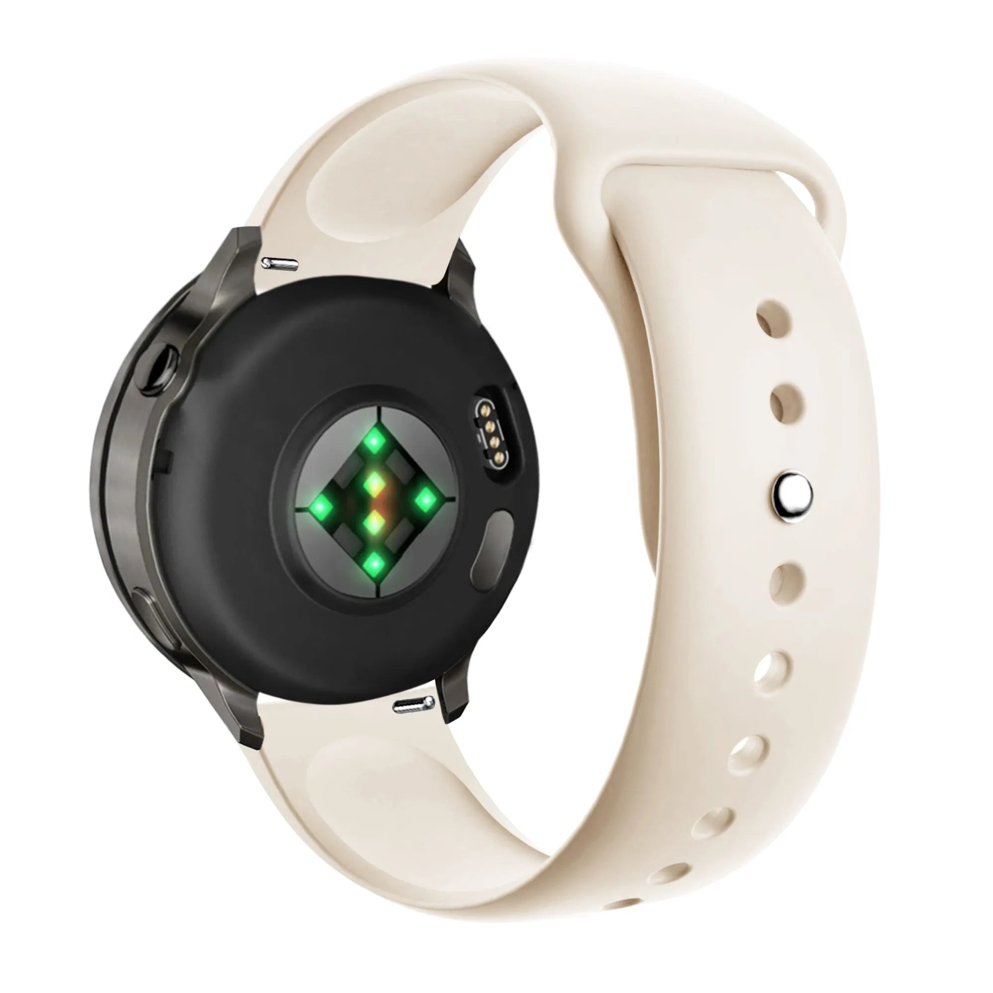 Bandz Correa deportiva 'Deluxe' Garmin Forerunner 265s (blanco estrella)