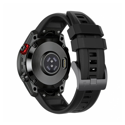 Bandz Amazfit T-Rex Ultra 2 Silicone Strap 'Classic' (Black)