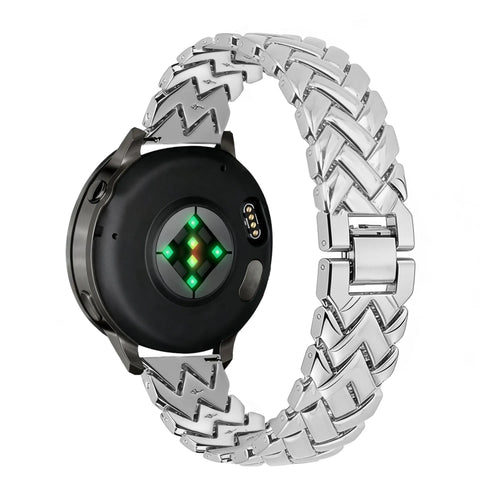 Bandz Huawei Watch GT 5 - 41mm Metal Strap 'V-Type' (Silver)