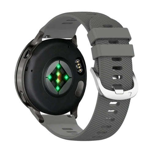 Bandz Correa silicona 'Deluxe' Garmin Forerunner 265s (gris oscuro)