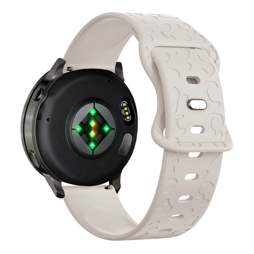 Bandz Correa silicona 'Leopardo' Garmin Approach J1 (blanco estrella)