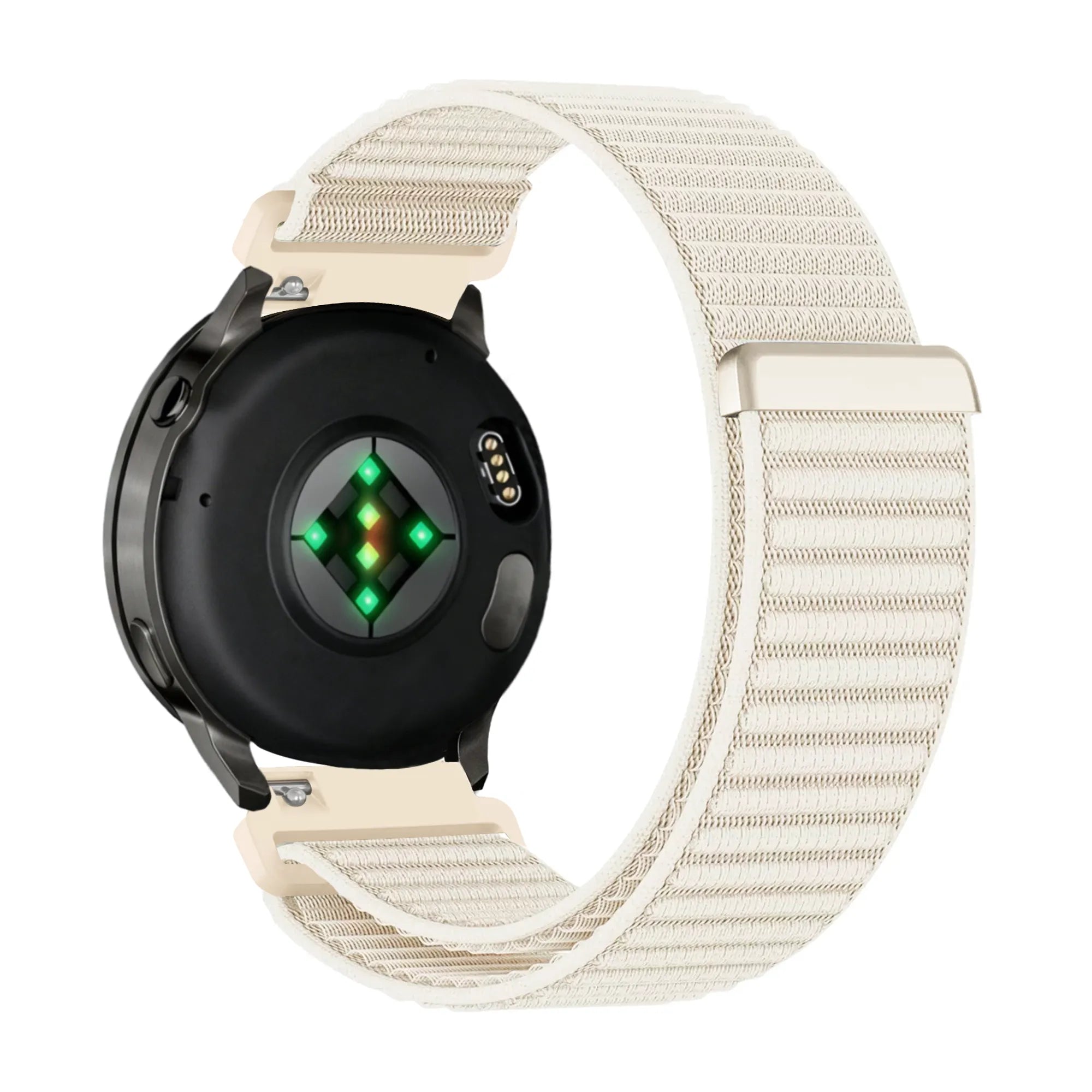 Bandz Correa nylon 'Wave' Garmin Vivomove HR (blanco estrella)