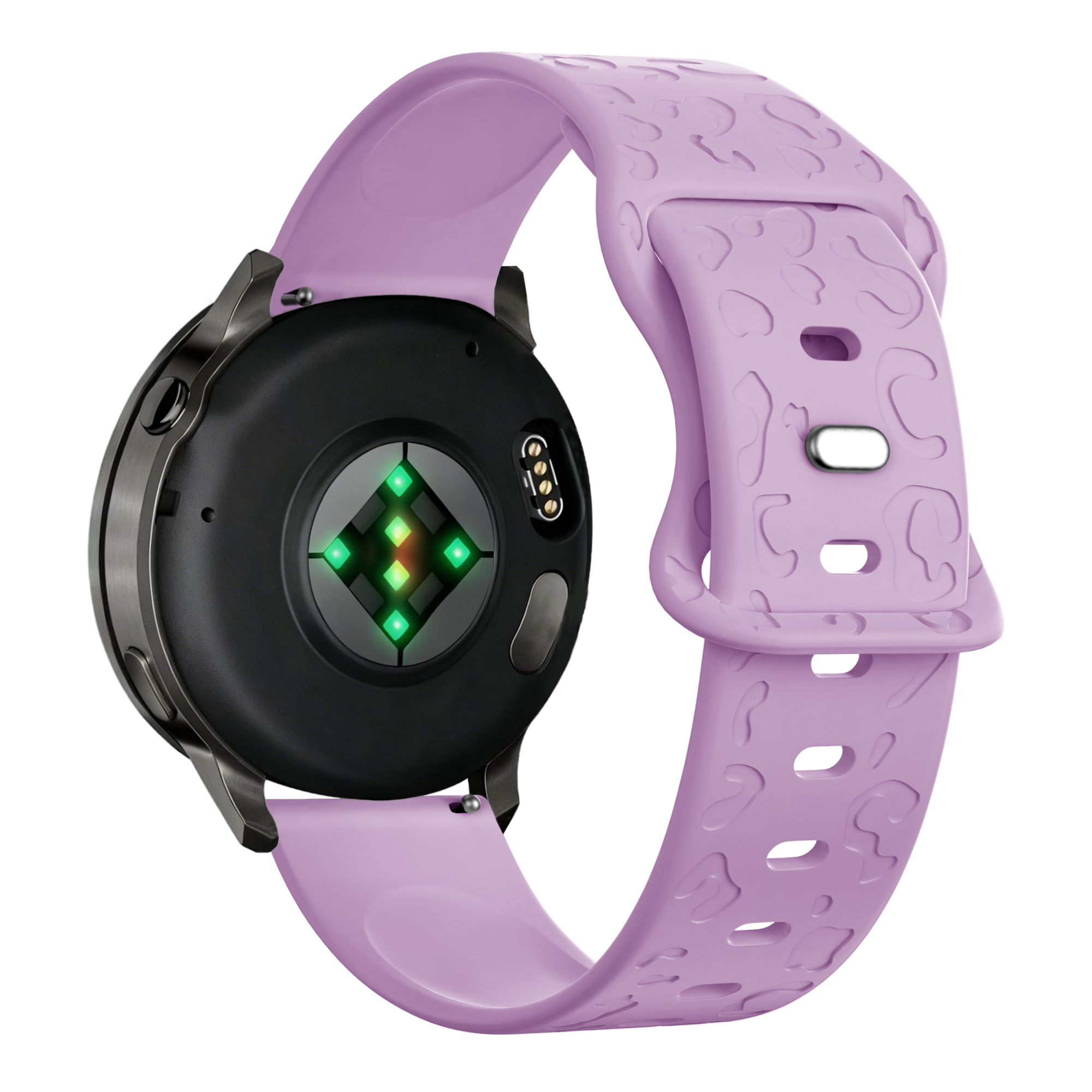 Bandz Correa silicona 'Leopard' Garmin Vivoactive 3 (violeta claro)