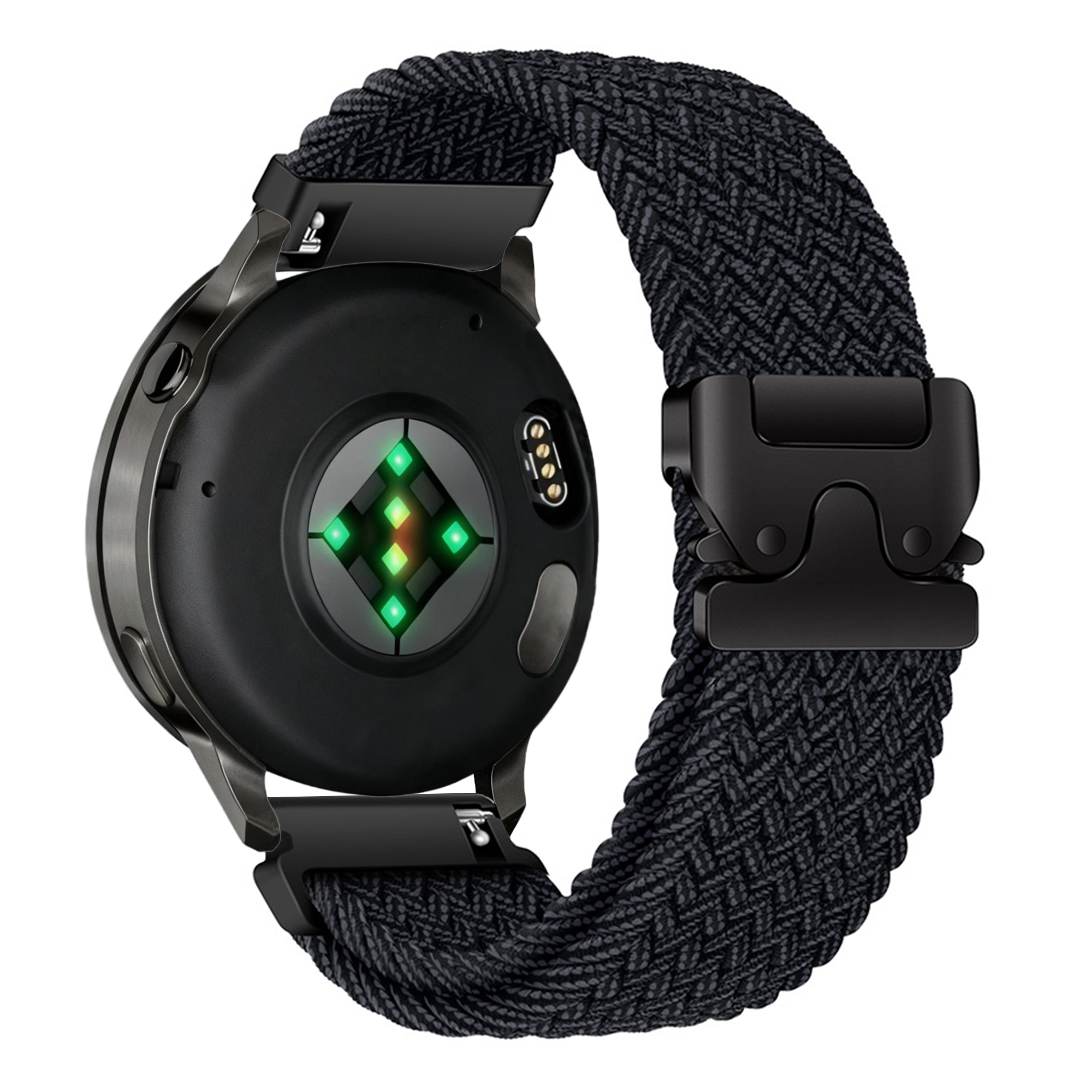 Bandz Correa trenzada 'Parachute' Garmin Vivoactive 4 (grafito)