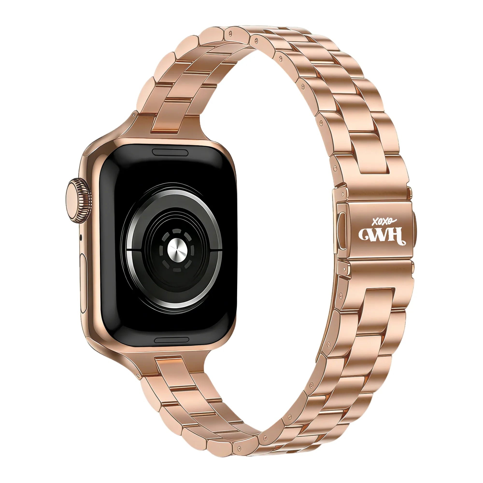 xoxo Wildhearts Correa acero fina Apple Watch (oro rosado)
