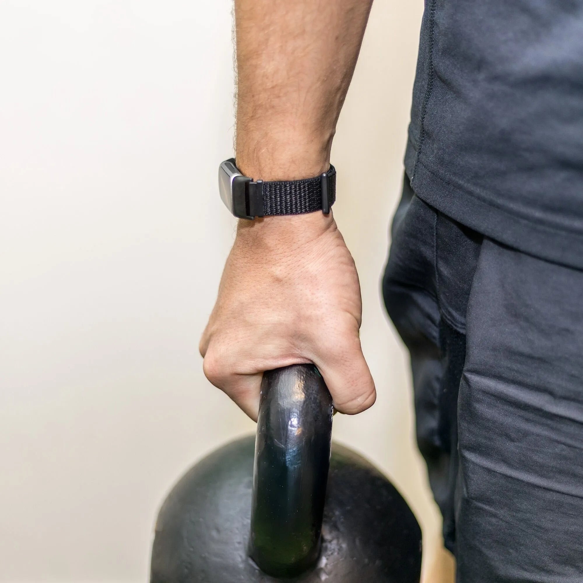 Correa nylon Fitbit Charge 5 (negra)