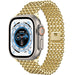Apple Watch Ultra Beaded Steel Strap (Gold)