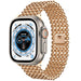 Apple Watch Ultra Beaded Steel Strap (Rose Gold)