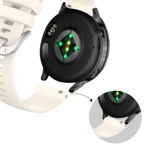 Bandz Garmin Forerunner 265s Silicone Strap 'Classic' (Starlight)