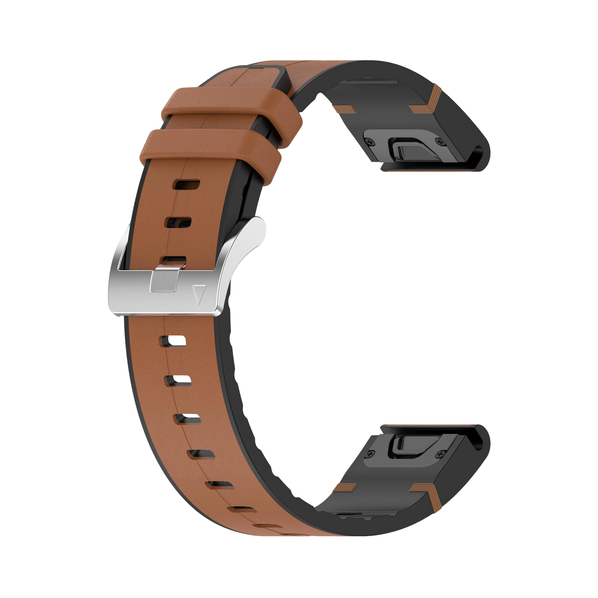 Garmin Tactix 7 Pro Leather Hybrid Strap (Brown)