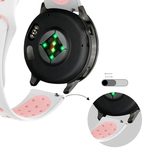 Bandz Correa deportiva 'Deluxe' Garmin D2 Air X10 (blanco/rosa)