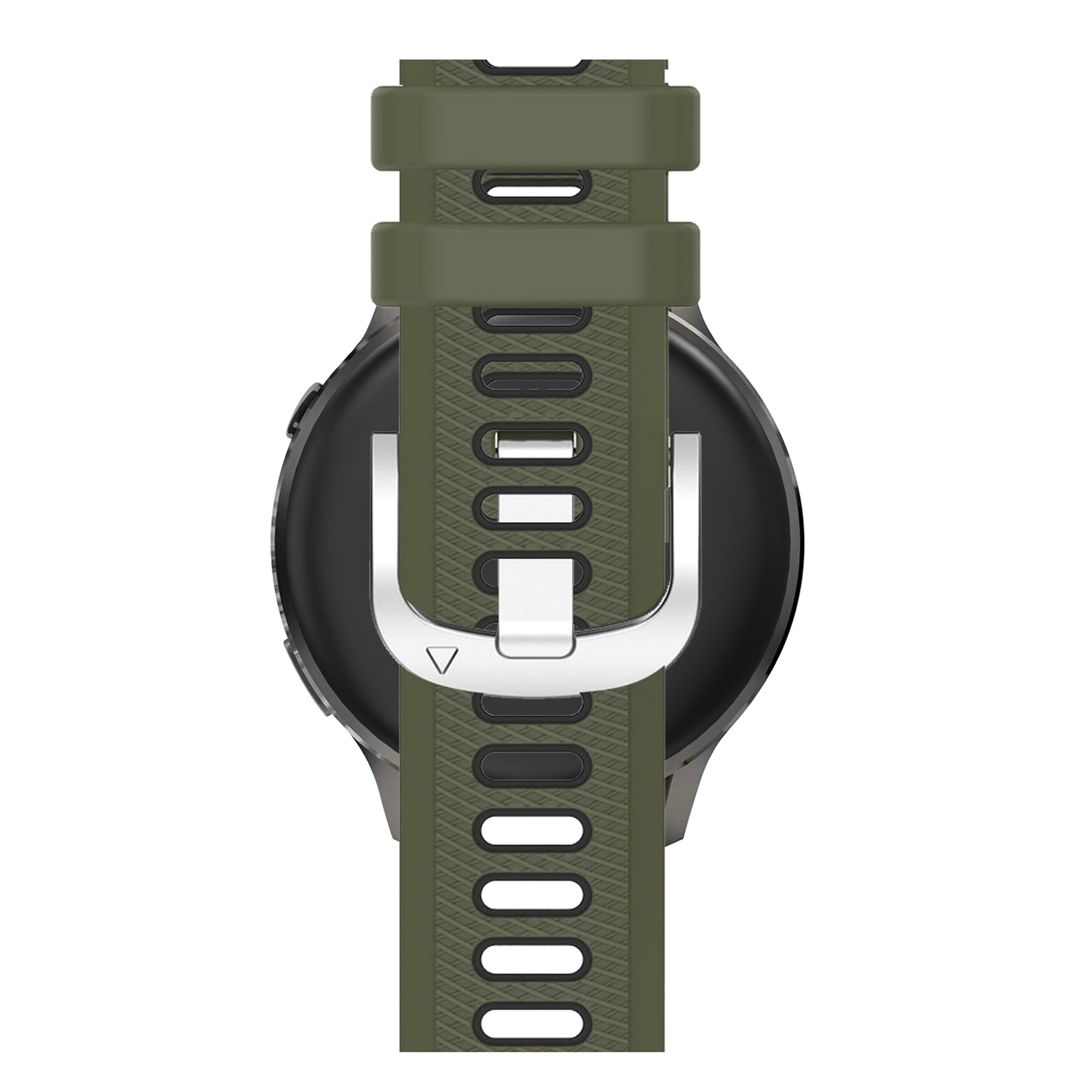 Bandz Correa deportiva con hebilla Garmin Vivoactive 4s (verde oliva/negro)