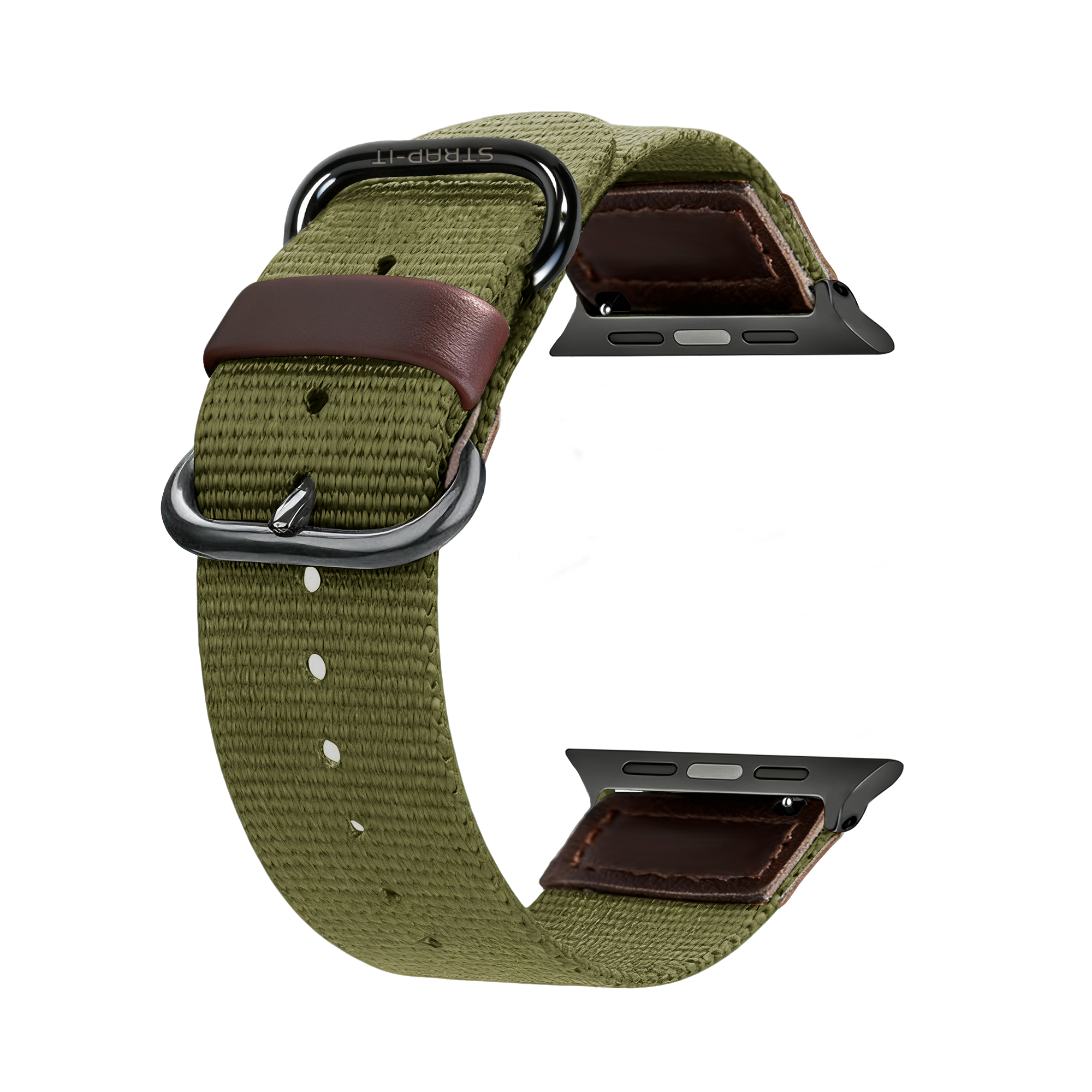 Apple Watch Canvas Strap (Army Green)