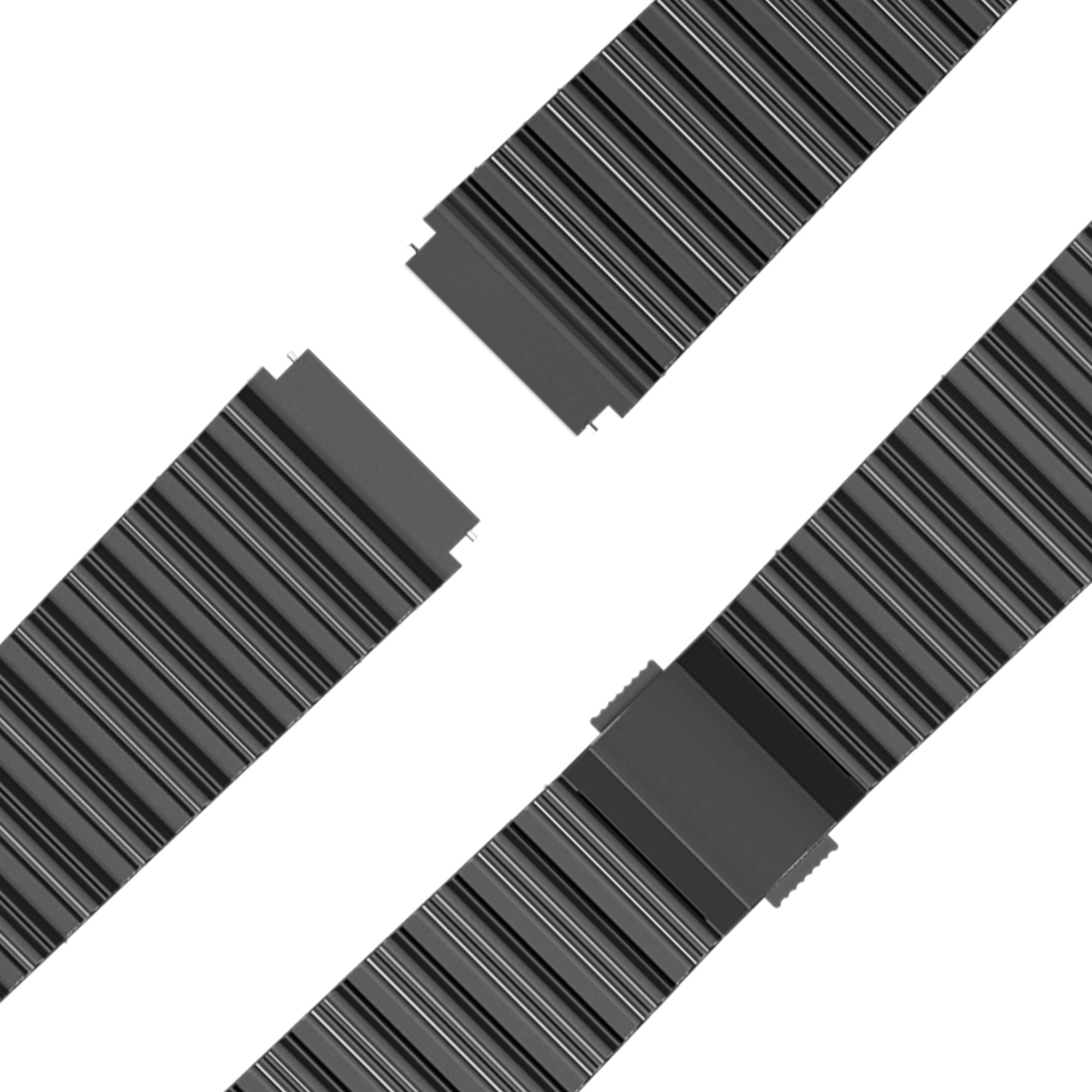 Bandz Correa acero premium 'Ocean' Garmin Vivoactive 4 (negro)