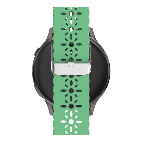 Bandz Correa silicona 'Lace' Garmin Approach S42 (verde claro)