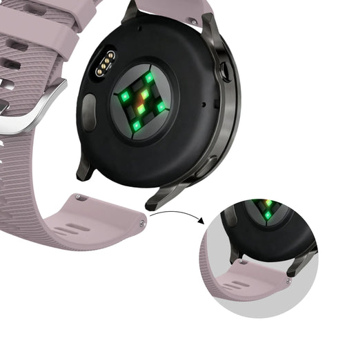 Bandz Garmin Forerunner 265s Silicone Strap 'Deluxe' (Lavender)