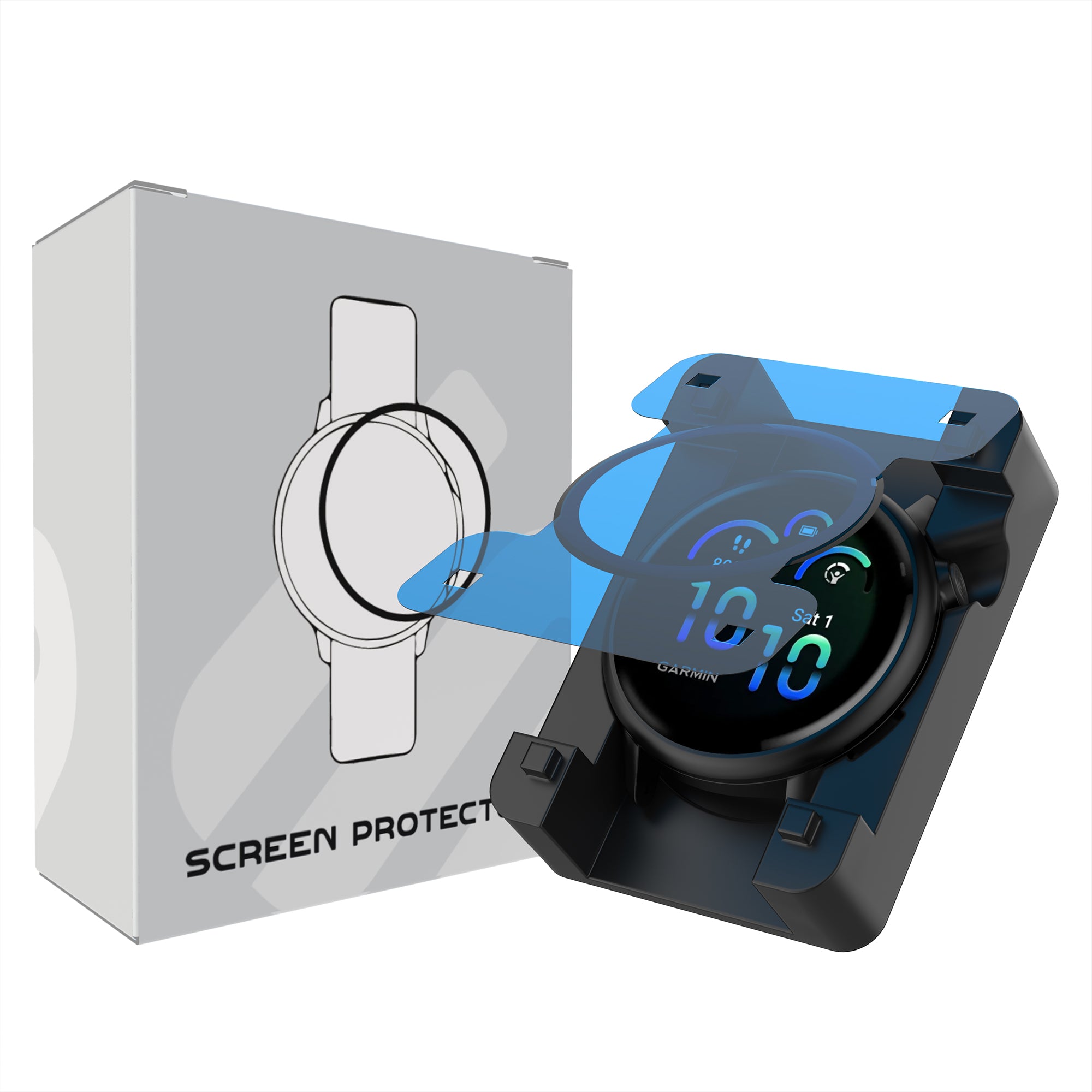Protector de pantalla con herramienta One-Click- Garmin Vivoactive 6