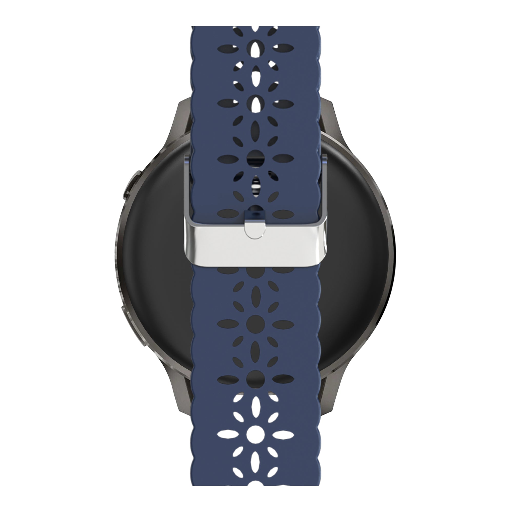 Bandz Garmin Vivoactive 3 Silicone Strap 'Lace' (Dark Blue)