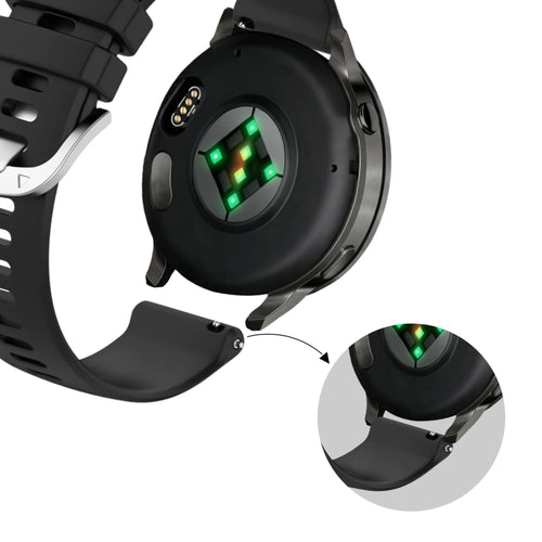 Bandz Correa silicona 'Classic' Garmin Forerunner 265s (negro)