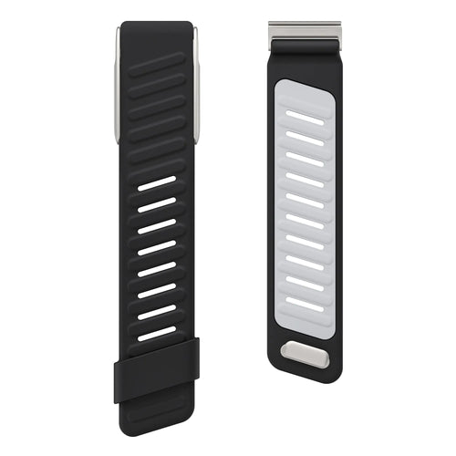 Correa deportiva compatible con Whoop MG (negro/gris)